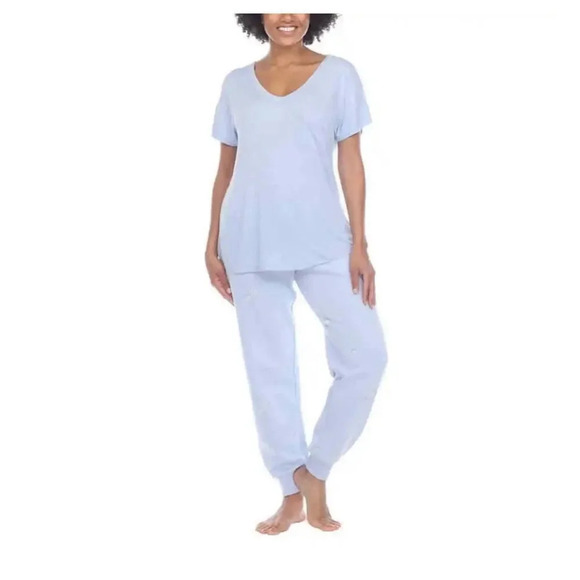 Honeydew Women’s Lounge 2-Piece Blue puppy paw prints  PJs Size XXL - Picture 2 of 15